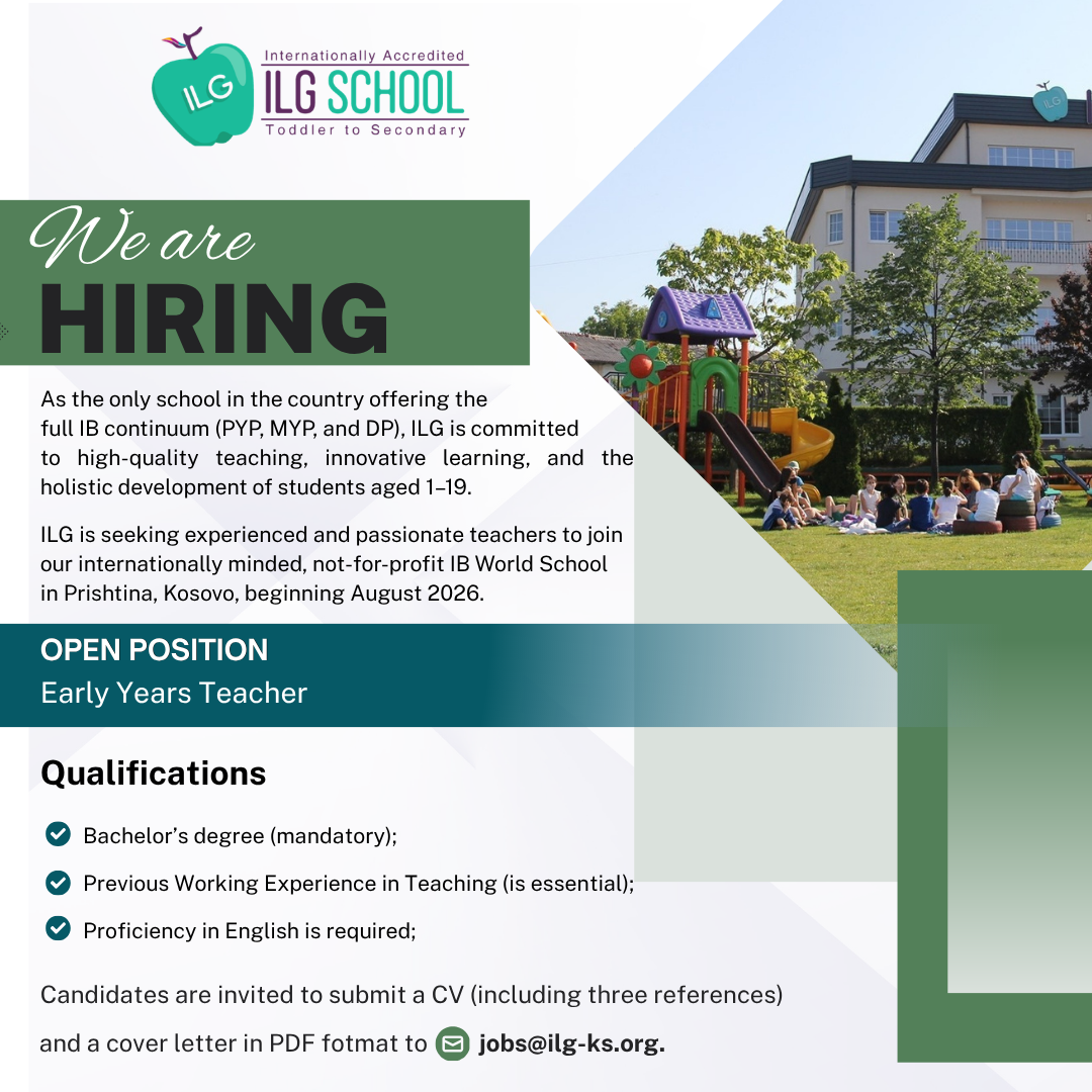 Early Years Teacher announcement
